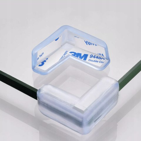 Przezroczyste zabezpieczenia narożników mebli 10 szt. ochrona dzieci