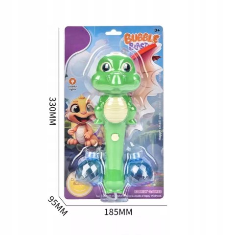 Różdżka dinozaur do baniek mydlanych bańki światło MY213Y-2