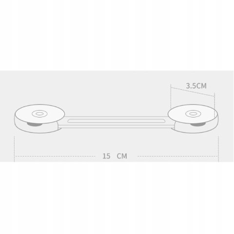 Silikonowa blokada szafek i drzwiczek - zestaw 10 szt. zabezpieczenie