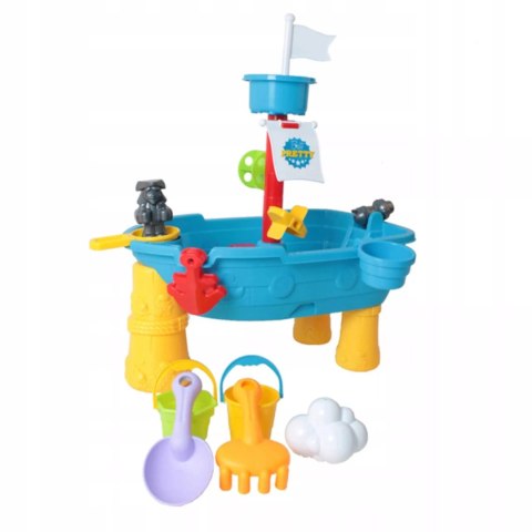 Stolik do piasku i do wody zjeżdżalnia statek 848