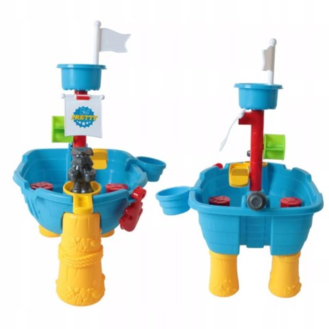 Stolik do piasku i do wody zjeżdżalnia statek 848