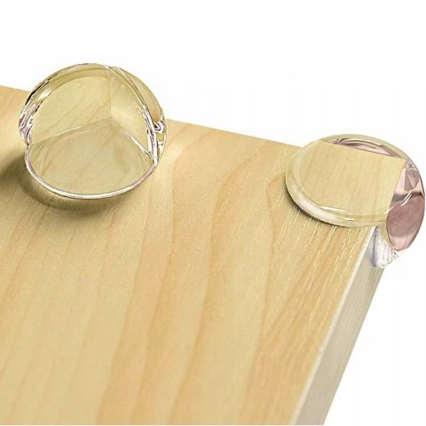 Zabezpieczenia przezroczyste osłony na narożniki mebli 10szt okrągłe