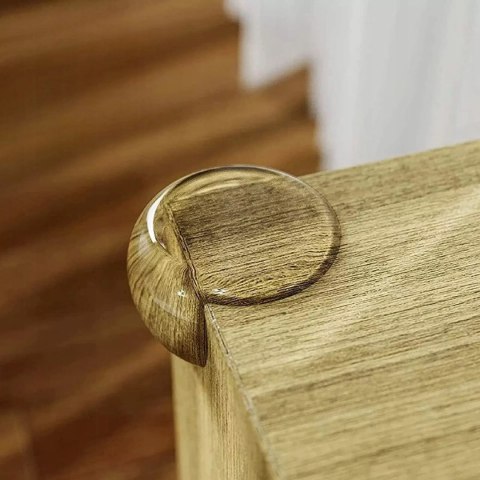 Zabezpieczenia przezroczyste osłony na narożniki mebli 10szt okrągłe