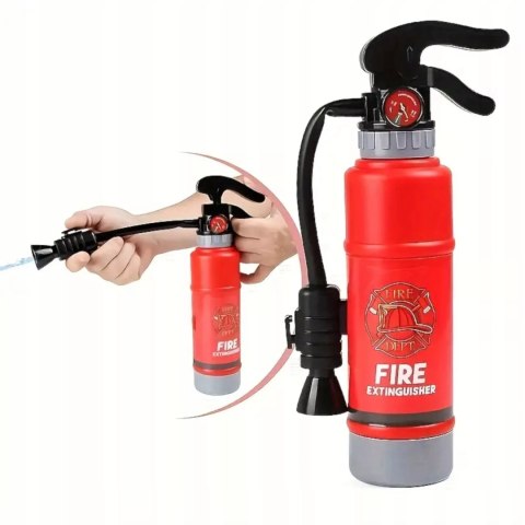 Zestaw małego strażaka dla dzieci - gaśnica i akcesoria, kostium