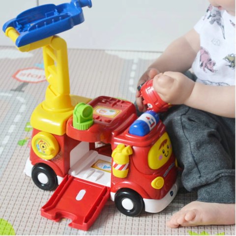 VTech Autka Tut Tut Wóz strażacki interaktywny edukacyjny 60810 VTech baby Trefl VTech Autka Tut Tut Wóz strażacki interaktywny edukacyjny 60810 VTech baby Trefl