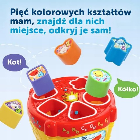 VTech Bam bam w kształty gram bębenek sorter melodyjki klocki 12m+ Vtech 60670 VTech Bam bam w kształty gram bębenek sorter melodyjki klocki 12m+ Vtech 60670