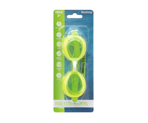 Bestway Bestway 21002 Aqua Burst Essential Okulary do pływania Zielone