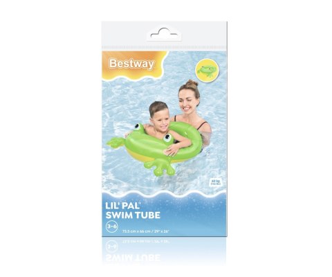 Bestway Bestway 36464 Kółko do pływania Żabka 73.5cm x 66cm