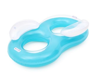Bestway Bestway 43009 Koło do pływania podwójne Cool Comfort Niebieskie 1.88m x 1.17m