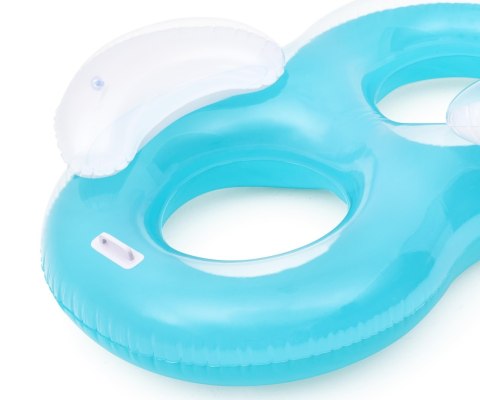 Bestway Bestway 43009 Koło do pływania podwójne Cool Comfort Niebieskie 1.88m x 1.17m