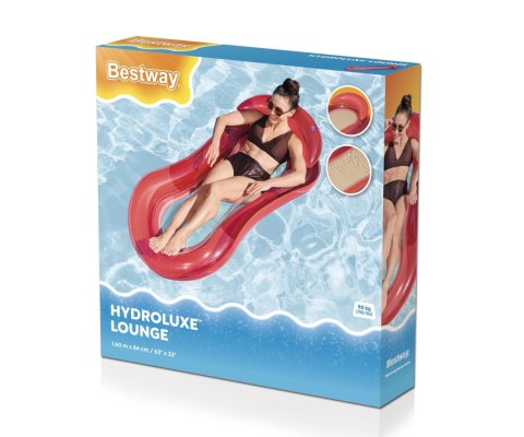 Bestway Bestway 43103 Dmuchany materac z siatkowanym dnem HydroLuxe Czerwony 1.60m x 84cm