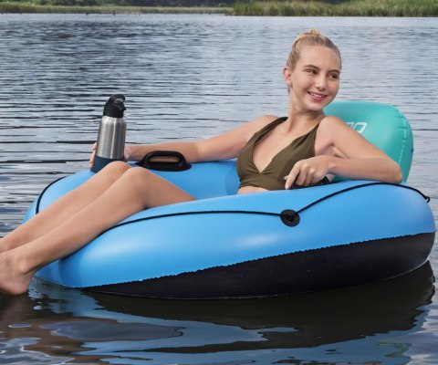 Bestway Bestway 43108 Koło do pływania z oparciem Hydro Force Whitecap Rider Niebieskie 1.19m Bestway Bestway 43108 Koło do pływania z oparciem Hydro Force Whitecap Rider Niebieskie 1.19m