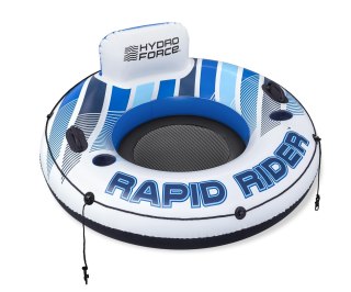 Bestway Bestway 43116 Koło do pływania z oparciem Hydro Force Rapid Rider Niebieskie 1.35m