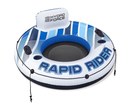 Bestway Bestway 43116 Koło do pływania z oparciem Hydro Force Rapid Rider Niebieskie 1.35m