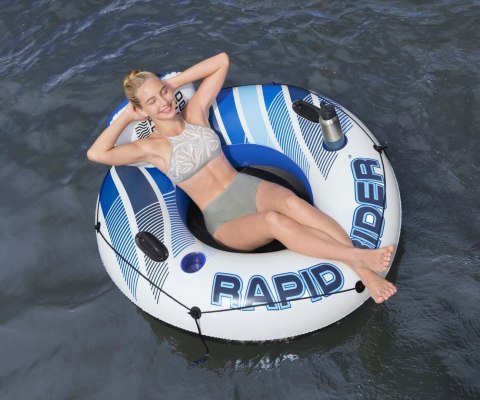 Bestway Bestway 43116 Koło do pływania z oparciem Hydro Force Rapid Rider Niebieskie 1.35m