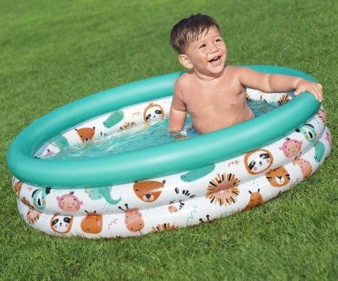 Bestway Bestway 51008 Basenik dmuchany Zwierzątka z safari 102cm x 25cm