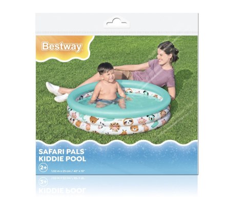 Bestway Bestway 51008 Basenik dmuchany Zwierzątka z safari 102cm x 25cm