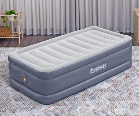 Bestway Bestway 6713G Materac dmuchany turystyczny z wbudowaną pompą powietrza Tritech Twin 1.91m x 0.97m x Bestway Bestway 6713G Materac dmuchany turystyczny z wbudowaną pompą powietrza Tritech Twin 1.91m x 0.97m x