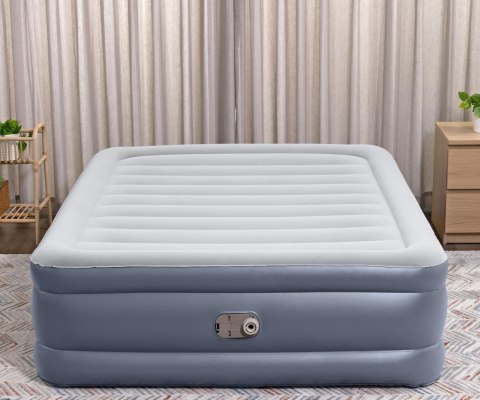 Bestway Bestway 6713I Materac dmuchany turystyczny z wbudowaną pompą powietrza Tritech Queen 2.03m x 1.52m x Bestway Bestway 6713I Materac dmuchany turystyczny z wbudowaną pompą powietrza Tritech Queen 2.03m x 1.52m x