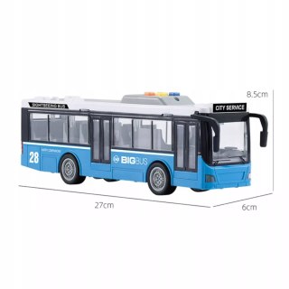Luxma Duży autobus miejski otwierane drzwi dźwięki światła WY910B