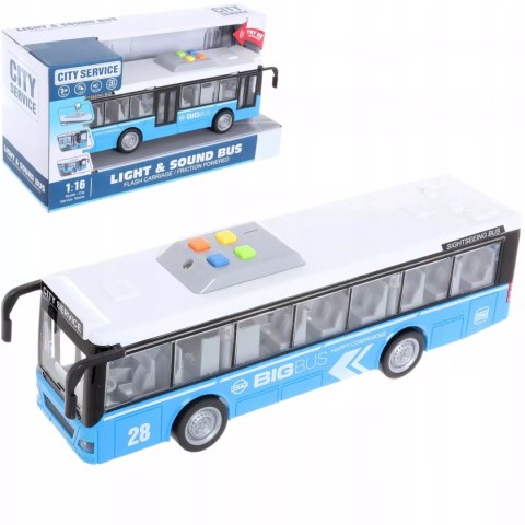 Luxma Duży autobus miejski otwierane drzwi dźwięki światła WY910B