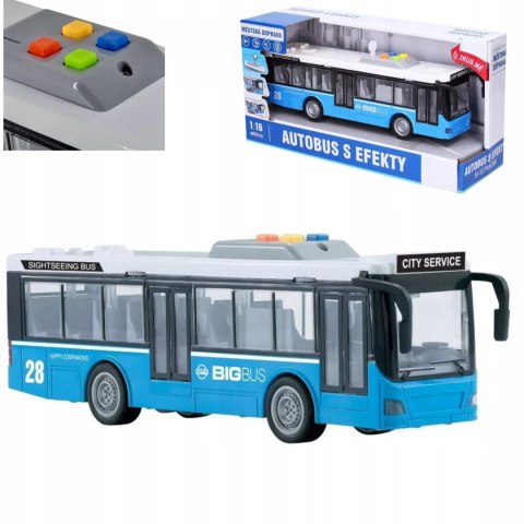 Luxma Duży autobus miejski otwierane drzwi dźwięki światła WY910B