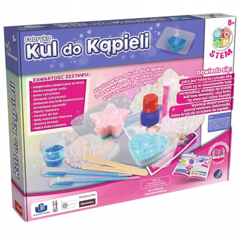 Science4You Fabryka kul do kąpieli 8+ zestaw edukacyjny Science4YOU Trefl 61096