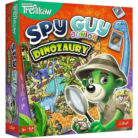 Trefl Gra planszowa Spy Guy Junior dinozaury Rodzina Treflików Trefl 02652 Trefl Gra planszowa Spy Guy Junior dinozaury Rodzina Treflików Trefl 02652