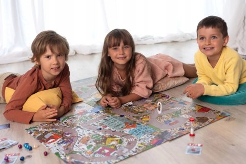 Trefl Gra planszowa rodzinna Spy Guy Rodzina Treflików Zimowa edycja Trefl 02516