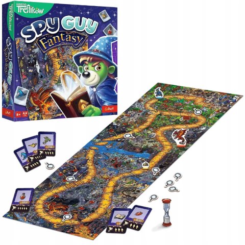 Trefl Gra planszowa rodzinna Spy Guy fantasy Rodzina Treflików Trefl 02577