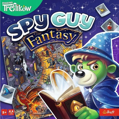 Trefl Gra planszowa rodzinna Spy Guy fantasy Rodzina Treflików Trefl 02577