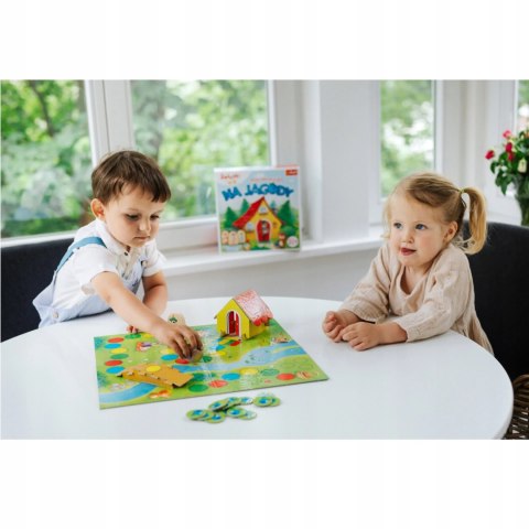 Trefl Gra planszowa rodzinna moja pierwsza gra Na Jagody bobaski miś Trefl 02063 Trefl Gra planszowa rodzinna moja pierwsza gra Na Jagody bobaski miś Trefl 02063