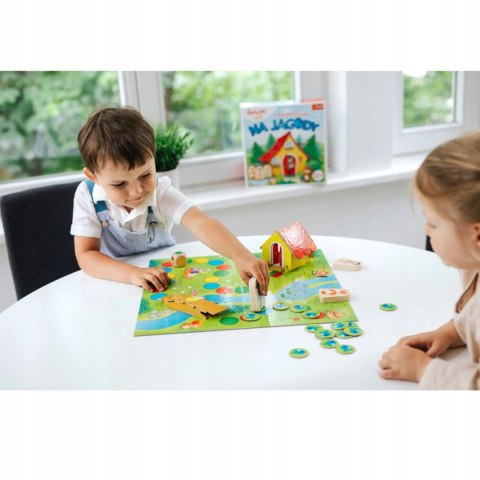 Trefl Gra planszowa rodzinna moja pierwsza gra Na Jagody bobaski miś Trefl 02063 Trefl Gra planszowa rodzinna moja pierwsza gra Na Jagody bobaski miś Trefl 02063