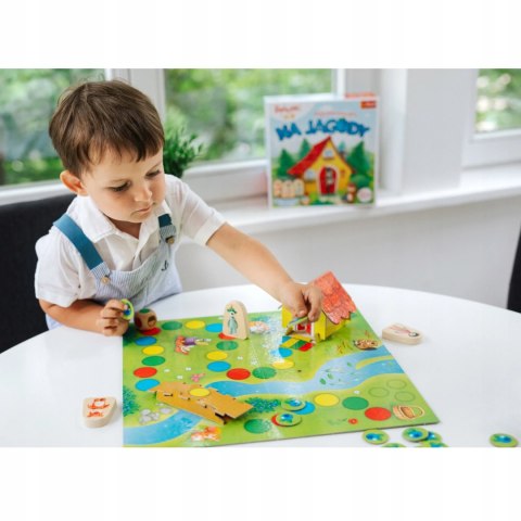 Trefl Gra planszowa rodzinna moja pierwsza gra Na Jagody bobaski miś Trefl 02063 Trefl Gra planszowa rodzinna moja pierwsza gra Na Jagody bobaski miś Trefl 02063