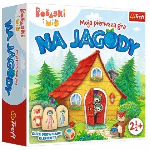 Trefl Gra planszowa rodzinna moja pierwsza gra Na Jagody bobaski miś Trefl 02063 Trefl Gra planszowa rodzinna moja pierwsza gra Na Jagody bobaski miś Trefl 02063
