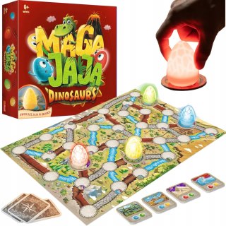 Trefl Gra rodzinna planszowa towarzyska Magajaja Dinosaurs 6+ Trefl 02281