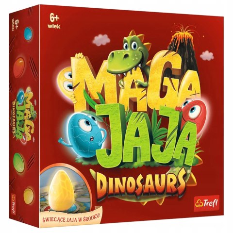 Trefl Gra rodzinna planszowa towarzyska Magajaja Dinosaurs 6+ Trefl 02281 Trefl Gra rodzinna planszowa towarzyska Magajaja Dinosaurs 6+ Trefl 02281