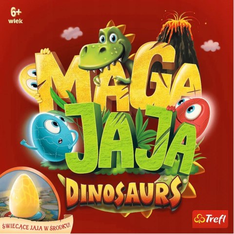 Trefl Gra rodzinna planszowa towarzyska Magajaja Dinosaurs 6+ Trefl 02281 Trefl Gra rodzinna planszowa towarzyska Magajaja Dinosaurs 6+ Trefl 02281