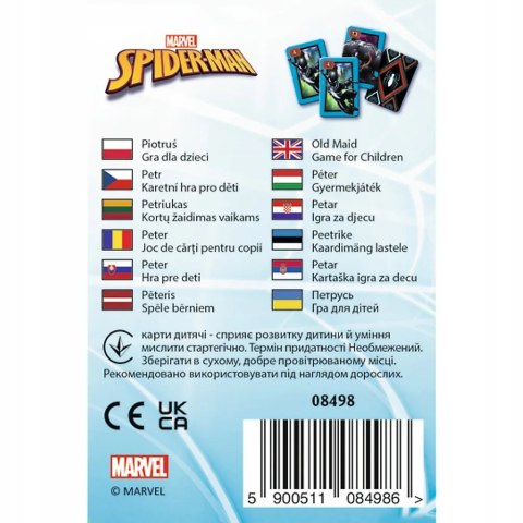 Trefl Karty Piotruś Spiderman Disney Marvel +4 Trefl 08498 Trefl Karty Piotruś Spiderman Disney Marvel +4 Trefl 08498