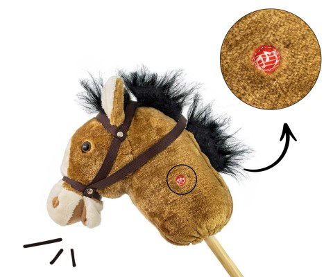Milly Mally Milly Mally Hobby Koń na Kiju Light Brown