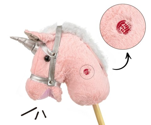 Milly Mally Milly Mally Hobby Koń na Kiju Light Pink