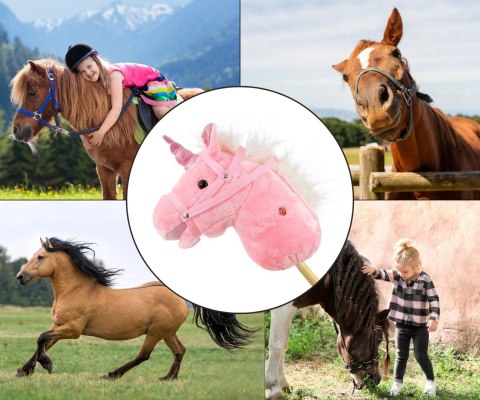 Milly Mally Milly Mally Hobby Koń na Kiju Pink