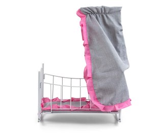 Milly Mally Milly Mally Łóżeczko-Kołyska dla lalek Lily z baldachimem Prestige Pink