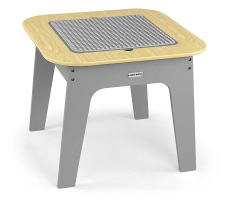 Milly Mally Milly Mally Zestaw mebli Olaf Blocks - Stolik i dwa krzesełka Dark Grey