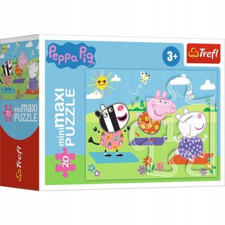 Trefl Puzzle 20 miniMAXI Świnka Peppa 20 elementów Peppa Pig 3+ Trefl 21124