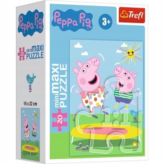 Trefl Puzzle 20 miniMAXI Świnka Peppa 20 elementów Peppa Pig 3+ Trefl 21125