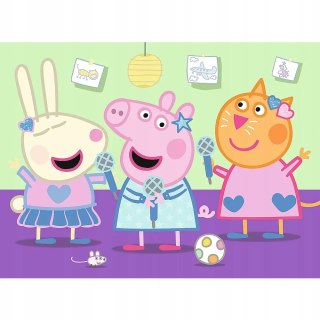 Trefl Puzzle 20 miniMAXI Świnka Peppa karaoke 20 el Peppa Pig 3+ Trefl 21126
