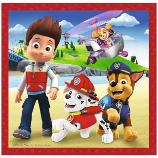Trefl Puzzle 3W1 3+ Psi Patrol Wesołe pieski Paw Patrol Trefl 34867