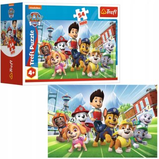 Trefl Puzzle 54 mini Psi Patrol 54 elementy Psi Patrol 4+ Trefl 19755