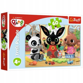 Trefl Puzzle Bing 60 el. W rytmie Binga Trefl 17342